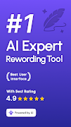 Reword Text: Paraphrasing Tool Affiche