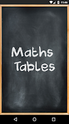 Maths Table - Speaking Plakat
