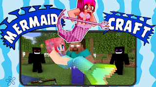 Mermaid craft mod الملصق