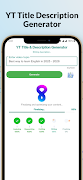YT Title Description Generator Plakat