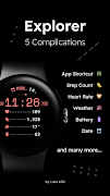 Explorer - Digital Watch Face capture d'écran 4