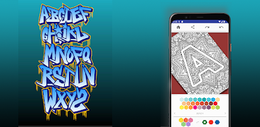Fonts Coloring Pages poster