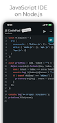 JavaScript Coding Editor & IDE plakat