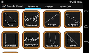 برنامه‌نما Math Formula Wizard عکس از صفحه