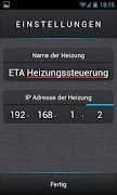ETA Heating Control screenshot 5