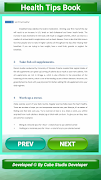 Health Tips Book capture d'écran 3