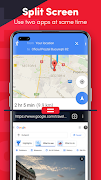 Split Screen Shortcut: Multitasking Split Screen Ekran Görüntüsü 3
