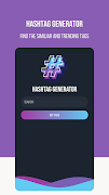 Hashtag Generator 海报