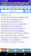 Code du travail RDC captura de pantalla 5
