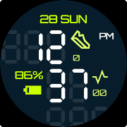 Simple Digital Watch Face Ekran Görüntüsü 5