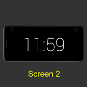 Full Screen Clock : with widge screenshot 1