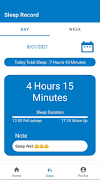 برنامه‌نما Sleep Diary عکس از صفحه