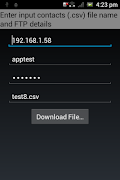 CSV Contacts Importer imagem de tela 3