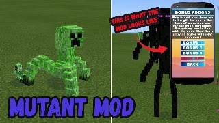 Mutant Mod For Minecraft PE Plakat