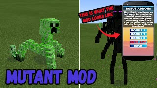 Mutant Mod For Minecraft PE الملصق