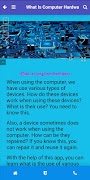Computer Hardware Learning screenshot 1