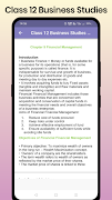Class 12 Business Studies تصوير الشاشة 3