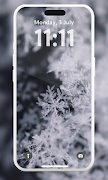 Winter Forest Lockscreen capture d'écran 5