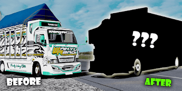 Mod Bussid Truk Wahyu Abadi 02 imagem de tela 2