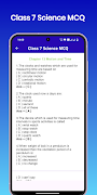 Class 7 Science MCQ 截圖 4