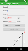 Triangle calculator スクリーンショット 3