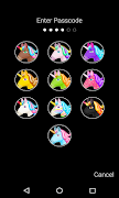Magical Unicorn Lock Screen تصوير الشاشة 7