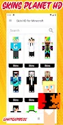Skins Planet HD for Minecraft 海报
