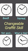 Graffiti Analog Clock [Widget] تصوير الشاشة 3