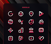 RedLine IconPack ภาพหน้าจอ 1