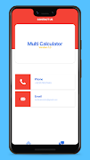 برنامه‌نما Multi Calculator عکس از صفحه