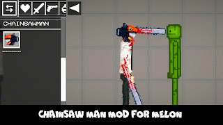 Chainsaw Man Mod for Melon Plakat