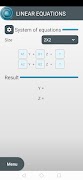 Linear Equations Ekran Görüntüsü 1