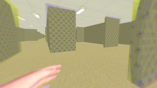 Backrooms Multiplayer: Level 0 Cartaz