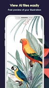 برنامه‌نما Ai Illustrator File Viewer عکس از صفحه