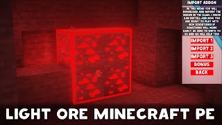 Light Ore Mod for Minecraft PE 스크린샷 5