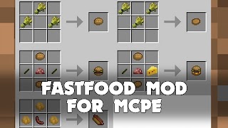 Фастфуд Мод для Майнкрафта ПЕ скриншот 4