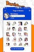 Thugs of Stickers 😎- WAStickers Apps captura de pantalla 1
