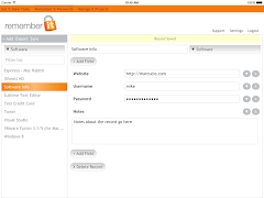 Remember It Passwords App screenshot 2