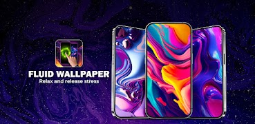 Wallpaper Cairan Sentuh 4D syot layar 1