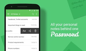 Secure Notes - Note pad poster