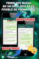 Como (Tener Dos Whtsp) En Un Mismo Teléfono Guide ảnh chụp màn hình 1