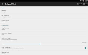 RSS Widget スクリーンショット 4