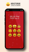 برنامه‌نما صفحه قفل الگوی Emoji: عکس از صفحه