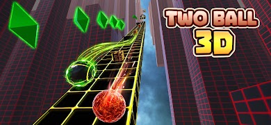 Two Ball 3D: Dark پوسٹر