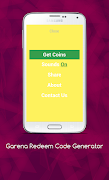 Garena Redeem Code Generator screenshot 3