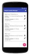 Simple Location Manager ポスター