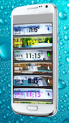 Météo Cascade Horloge Widget capture d'écran 2