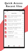 PDF Reader - PDF Viewer captura de pantalla 1