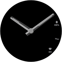 GRBL Elegant 3 Watch face スクリーンショット 2