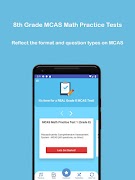 Grade 8 MCAS Math Test & Pract Screenshot 1